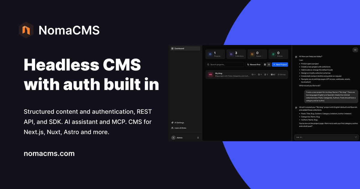 CMS for Laravel — Headless integration guide | NomaCMS